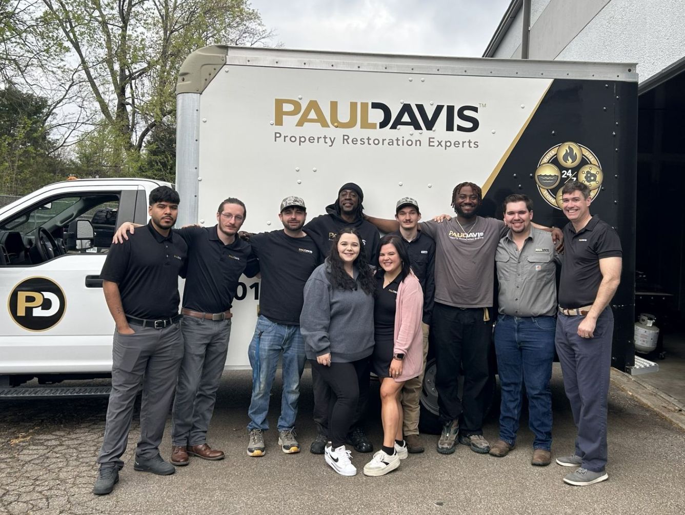 Paul Davis Restoration Difference Makers banner image with three team members mobile